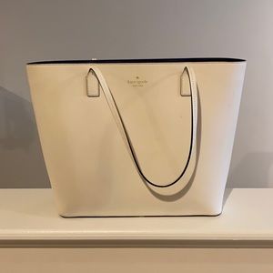 White Kate spade tote